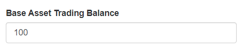 base asset trading balance