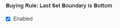 buying rule: last set boundary is bottom