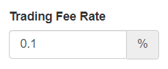 trading fee rate
