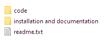 folder structure