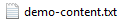 demo-content.txt